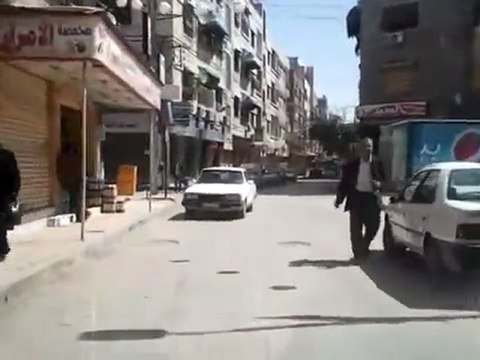 فري برس ريف دمشق دوما اضراب خامس يوم 24 3 2012
