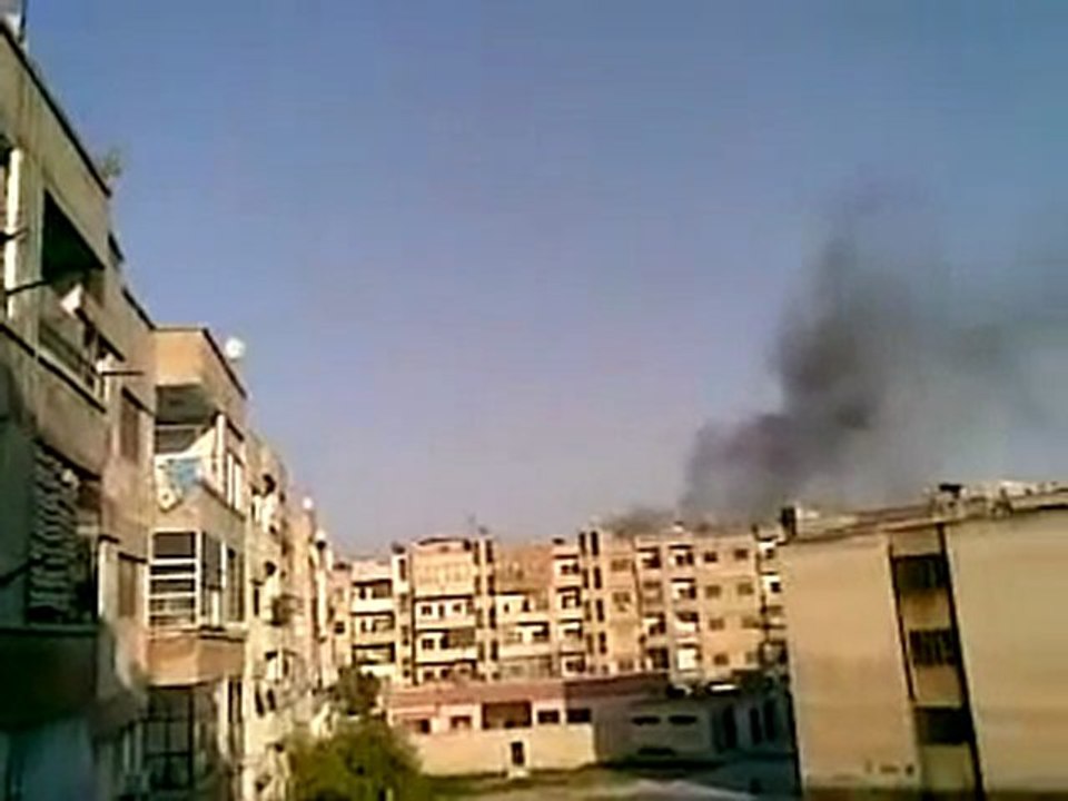 فري برس حمص القصور قصف حي القصور بالهاون  24 3 2012
