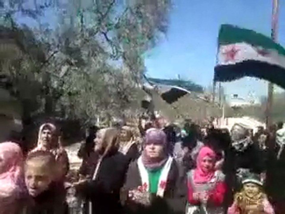 فري برس ادلب حاس حرائر نصرة للمدن المحاصرة 24 3 2012