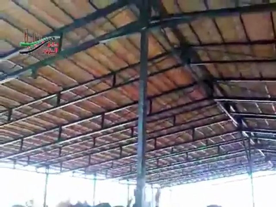 فري برس  دير الزور مظاهرة صباحية كلية الاداب بدير الزور 24 3 2012