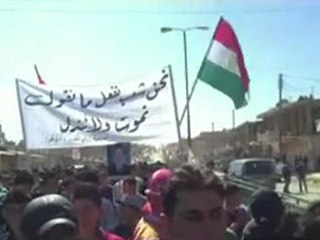 فري برس قامشلة كركي لكي مظاهرة السبت  24 3 2012 ج1