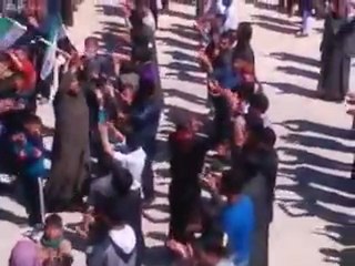 فري برس ريف حماه المحتل مظاهرة اللطامنةحماة 24 3 2012