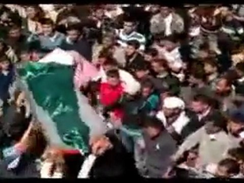 فري برس حمص تيرمعلة تشييع الشهيد خالد أحمد الحسن 24 3 2012 ج1