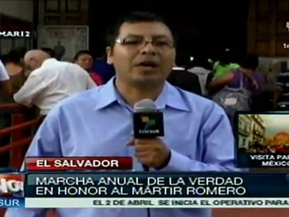 Homenaje a Monseñor Romero en El Salvador