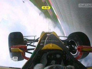 GP2 Sepang 2012 Race 2 Valsecchi flip