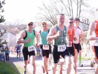 départ duathlon La Rochebeaucourt 24-03-2012