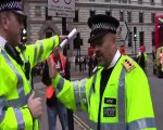 Occupy LSX and Police preperation to block protest at Parliament Square - November 5