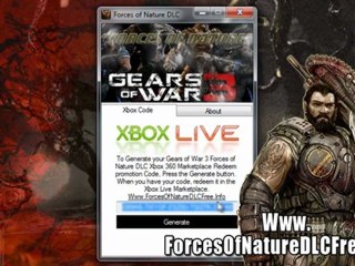 Gears of War 3 Exclusive Forces of Nature DLC Free!!