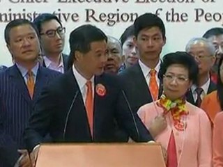 Hong Kong notables pick Beijing loyalist amid protests.