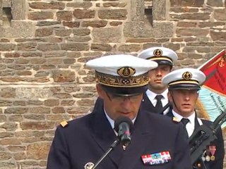 (04)-Samedi 04 juin 2011-Allocution du Vice-Amiral d'Escadre de Saint Salvy, préfet maritime de...