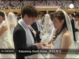 Mariage collectif à Séoul - no comment