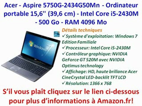 Acer Aspire 5750G-2334G50Mnrr 39,6 cm Notebook Review | Acer Aspire 5750G-2334G50Mnrr 39,6 cm Unboxing