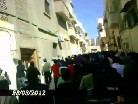 فري برس حماةالمحتلة مظاهرة حي العليليات جمعة قادمون يا دمشق 23 03 2012