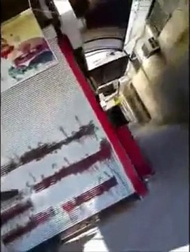 فري برس حماة المحتلة اضراب في شارع المربط 24 3 2012