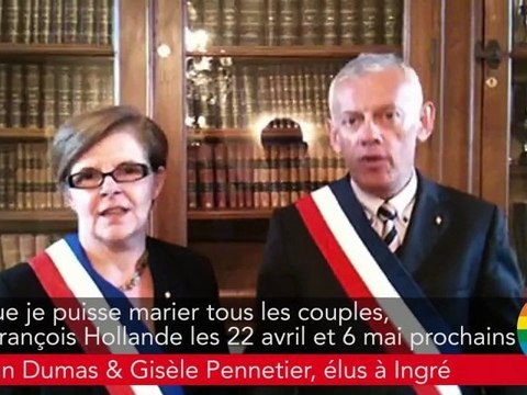 Engagement 31 - Christian Dumas et Gisèle Pennetier (Ingré) s'engagent