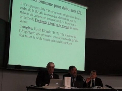 Qu'est-ce qu'un protectionnisme intelligent ? Intervention du professeur Erik Reinert