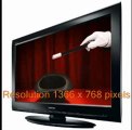 Toshiba 32AV833G 81 cm (32 Zoll) LCD-Fernseher (HD-Ready, 50Hz, DVB-T/-C, CI ) schwarz For Sale