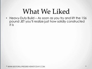 Jet JDP-15M Drill Press