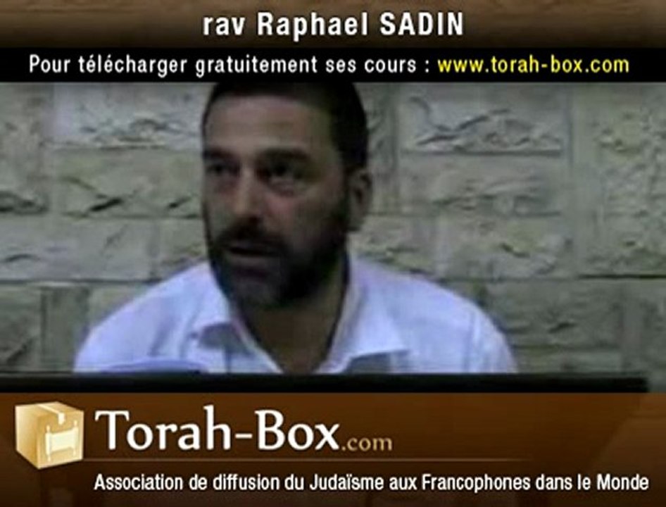 Les Différents Exils - rav Raphaël SADIN (Torah-Box.com)