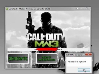 * CoD:MW3 KeyGen * | WORKING Mar. 2012 | MEDIAFIRE LINK |