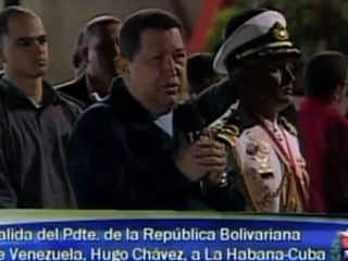 Chávez inicia radioterapia en Cuba