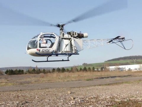 Petit tour en Hélico au dessus du Bassin de Pompey