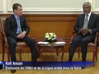 Syrie: le plan Annan pour éviter la guerre civile, selon Moscou