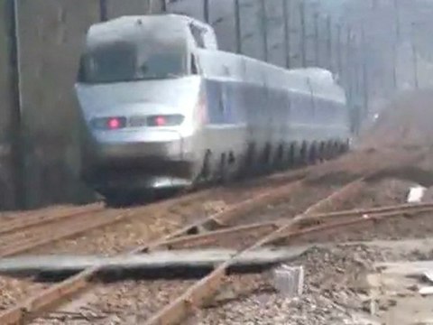 TGV Brest-Paris filmé/ 1Km