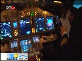 Sabiha Gökçen Ankara uçuşunda gerçek kaptanlar Iftc simulatörü