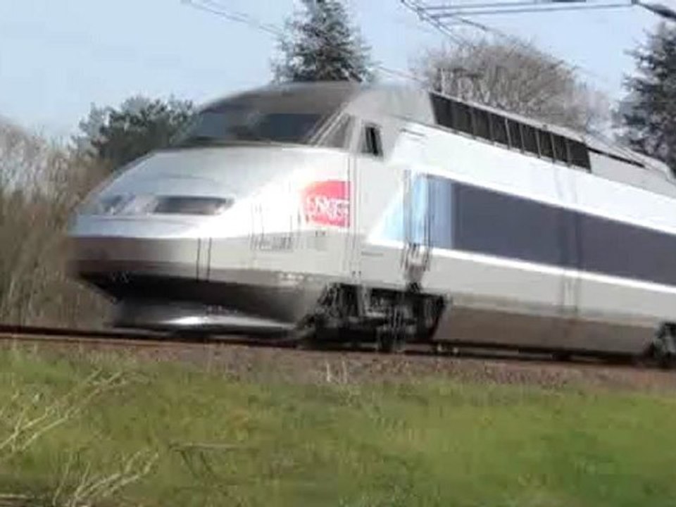 TGV double file vers Brest