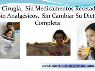 quistes de ovario - quistes en el ovario