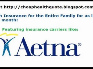 Cheap Health Insurance - As low as $30 a Month for Entire Family