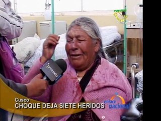 Cusco Choque de bus Anta deja siete heridos