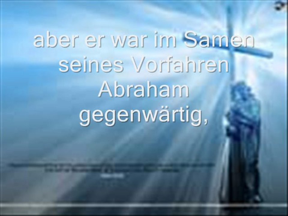 Filmclip Der Priester Melchisedek.