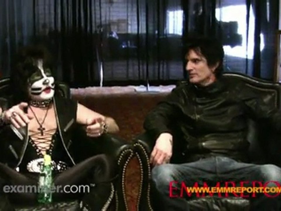 Kiss/Motley Crue stars: Eric Singer,Tommy Lee,Mick Mars,Tommy Thayer Interview from "The Tour" Press conference