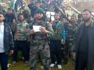 فري برس كتيبة المعتصم بالله حماة  تفوض الاخ رشيد ابوالفدا 25 3 2012