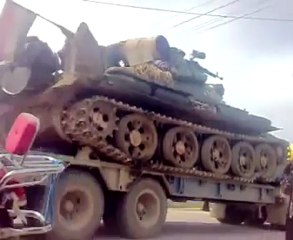 فري برس ريف حلب طريق مارع  التعزيزات العسكرية الى اعزاز 25 3 2012