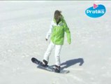Comment avancer sur le plat en snowboard