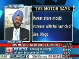 Looking at a target of over 2mn units in FY11: TVS Motor