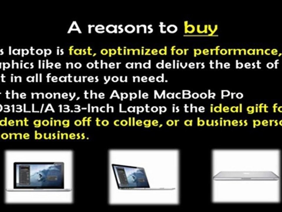 Apple MacBook Pro MD313LL/A 13.3-Inch Laptop review