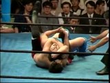Yoji Anjoh vs. Minoru Suzuki (UWF II 4/14/89)