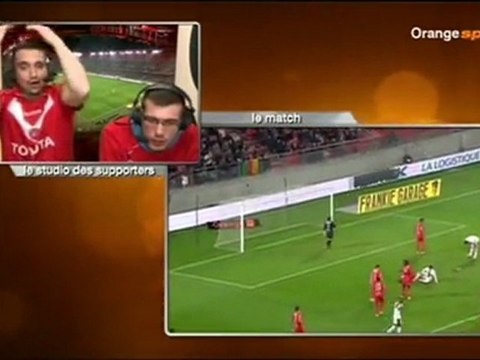 Studio des supporters Valenciennes - Rennes