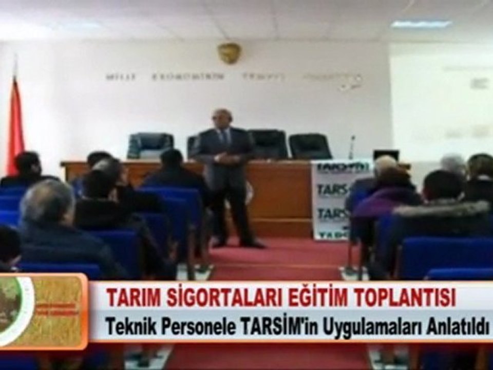 TARIM SİGORTALARI EĞİTİM TOPLANTISI  23.03.2012