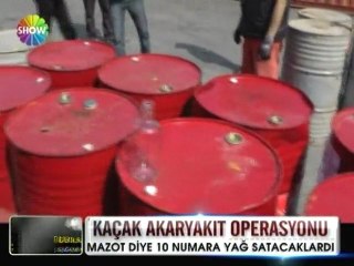 İstanbul'da kaçak akaryakıt operasyonu - 25 mart 2012