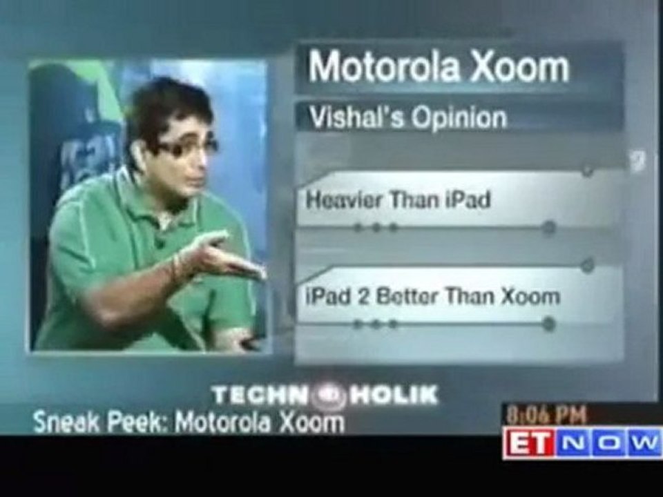 Motorola Xoom, Android 3.0 sneak peek