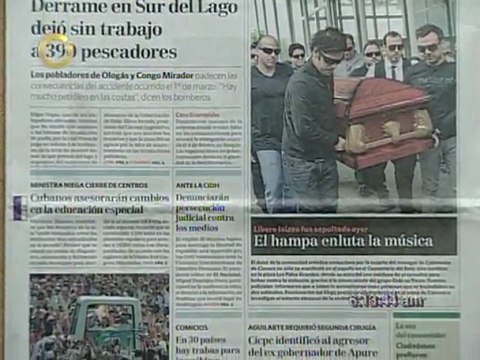 Titulares de Primera Página este 26 de Marzo