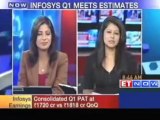 Infosys consolidated Q1 PAT at Rs 1720 cr vs Rs 1818 cr QoQ