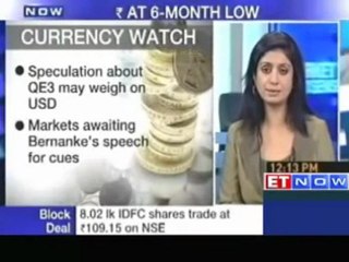 Rupee falls to more than 6 month low on oil shares