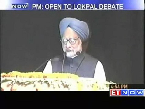 Govt open to debate on Lokpal Bill : Manmohan Singh