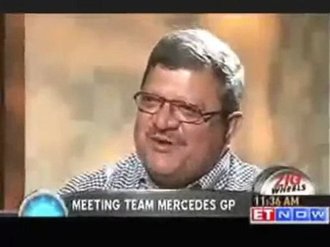 Formula 1 Team principal Ross Brawn chat